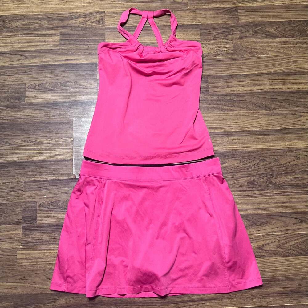 Tennis Skirt tanking bathing suit L (12-14)
